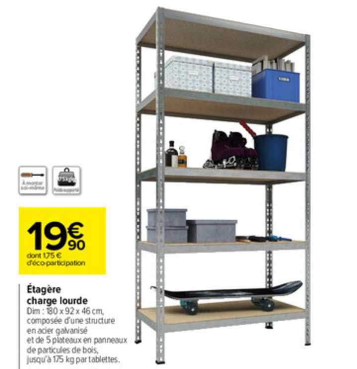 étagère charge lourde