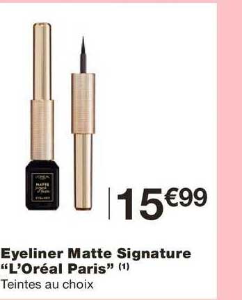 eyeliner matte signature "l'oréal paris"