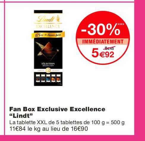 Fan Box Exclusive Excellence "lindt"