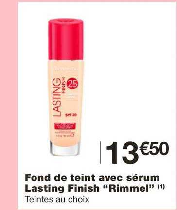 Fond De Teint Avec Sérum Lasting Finish "rimmel"