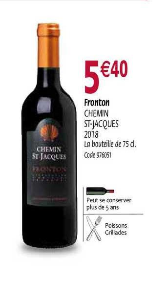 fronton chemin st jacques 2018