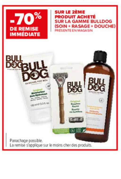 gamme bulldog (soin + rasage + douche)
