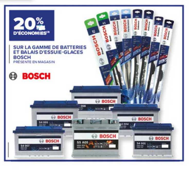 Gamme De Batteries Et Balais D'essuie-glaces Bosch