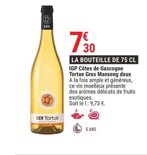 igp côtes de gascogne tortue gros manseng doux