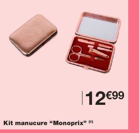 kit manicure "monoprix"