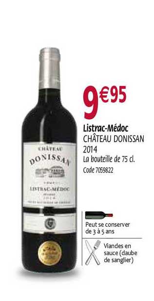 listrac médoc château donissan