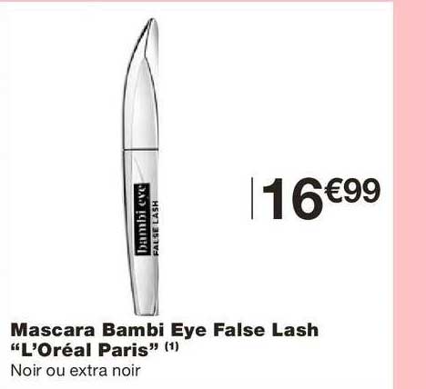 mascara bambi eye false lash "l'oréal paris"