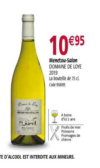 menetou salon domaine de loye 2019