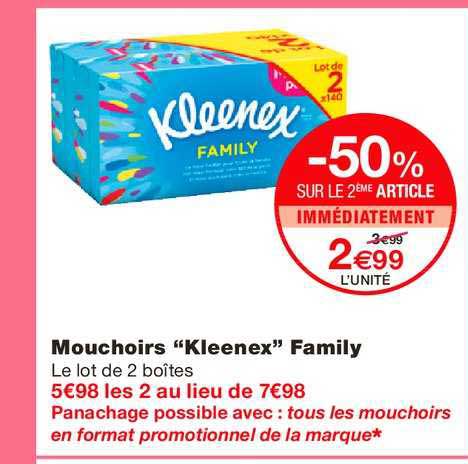 Mouchoirs "kleenex" Family
