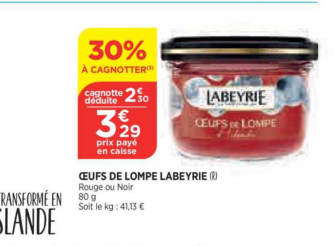 œufs de lompe labeyrie