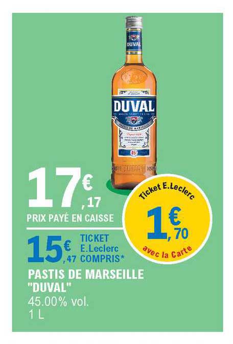 Pastis De Marseille Duval