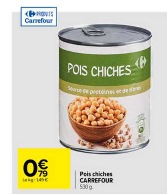 Pois Chiches Carrefour