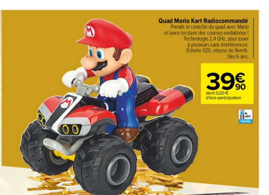 quad mario kart radiocommandé