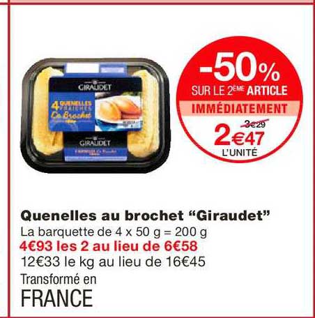 quenelles au brochet "giraudet"