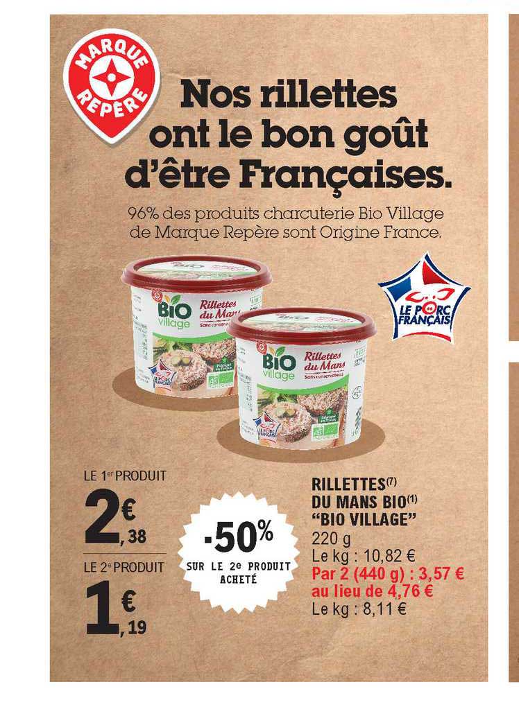 Rillettes Du Mans Bio Bio Village