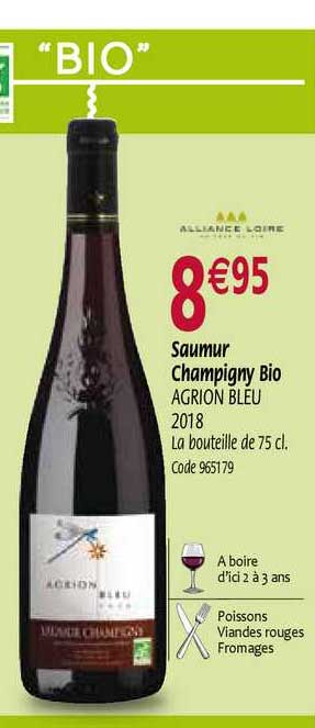 saumur champigny bio agrion bleu 2018