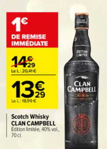 scotch whisky clan campbell