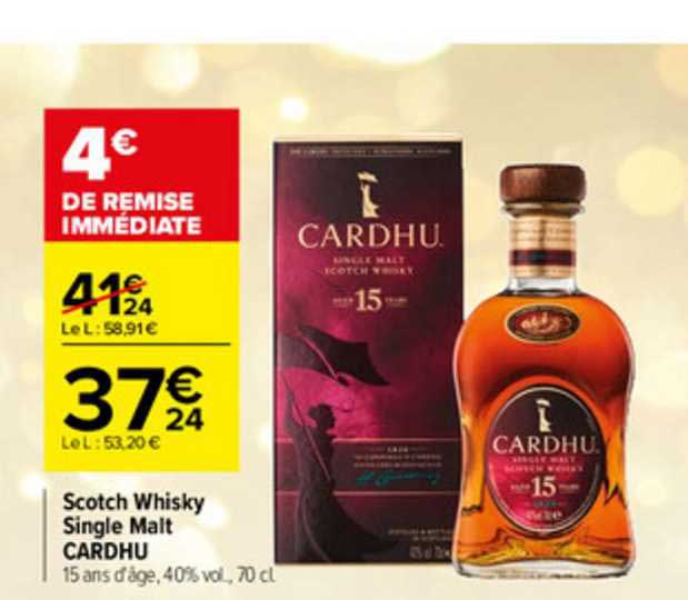 scotch whisky single malt cardhu