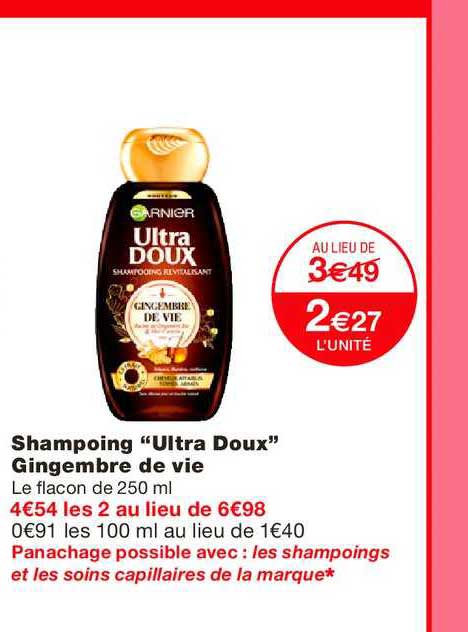 Shampoing "ultra Doux" Gingembre De Vie