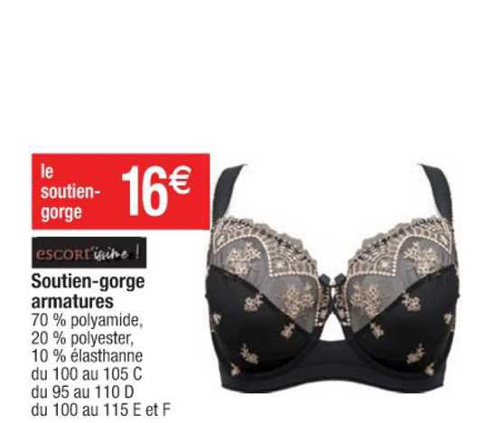 soutien gorge armutures escort