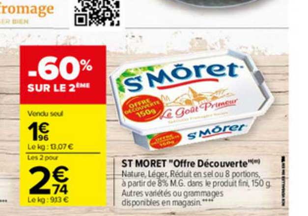 st moret "offre découverte"