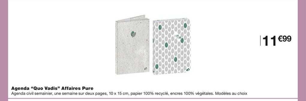 agenda "quo vadis" affaires pure