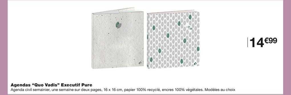 agendas "quo vadis" exécutif pure