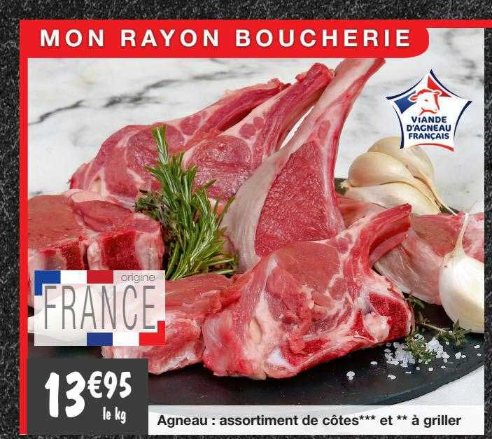 Agneau : Assortiment De Côtes Et à Griller