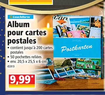 album pour cartes postales