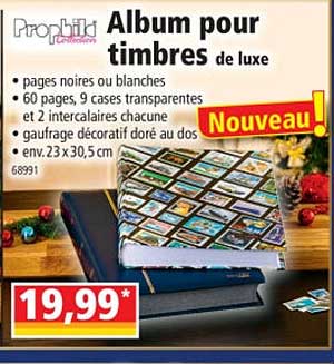 album pour timbres de luxe prophild collection