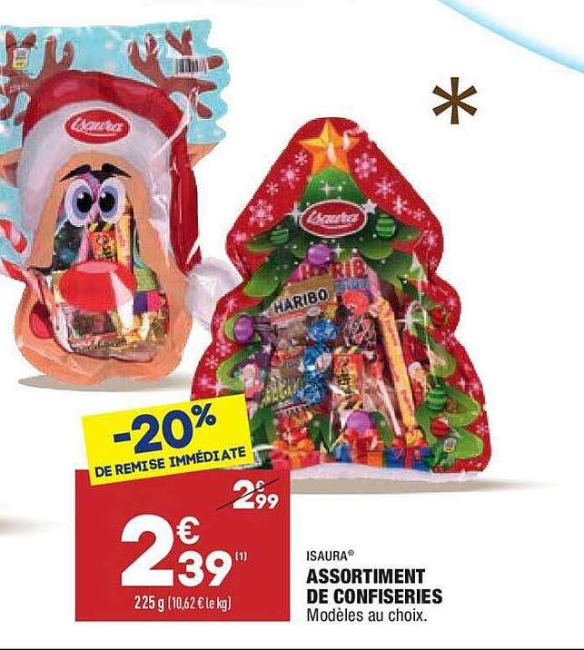 assortiment de confiseries isaura