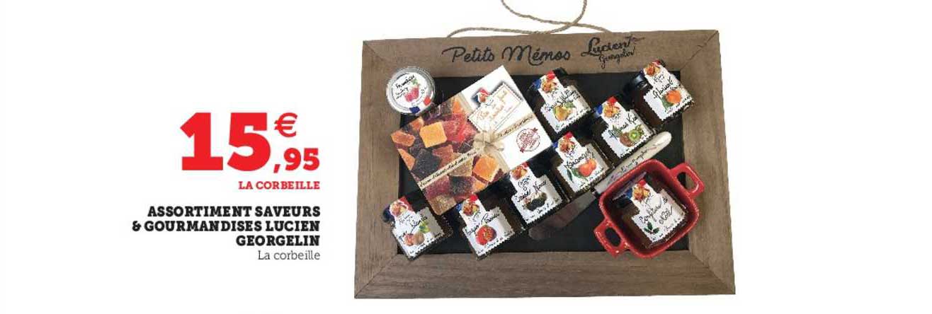 assortiment saveurs & gourmandises lucien georgelin