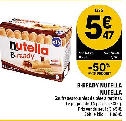 B-ready Nutella Nutella