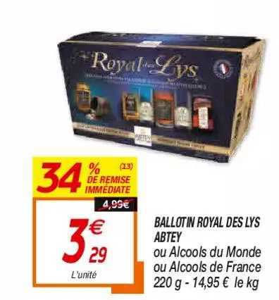 ballotin royal des lys abtey