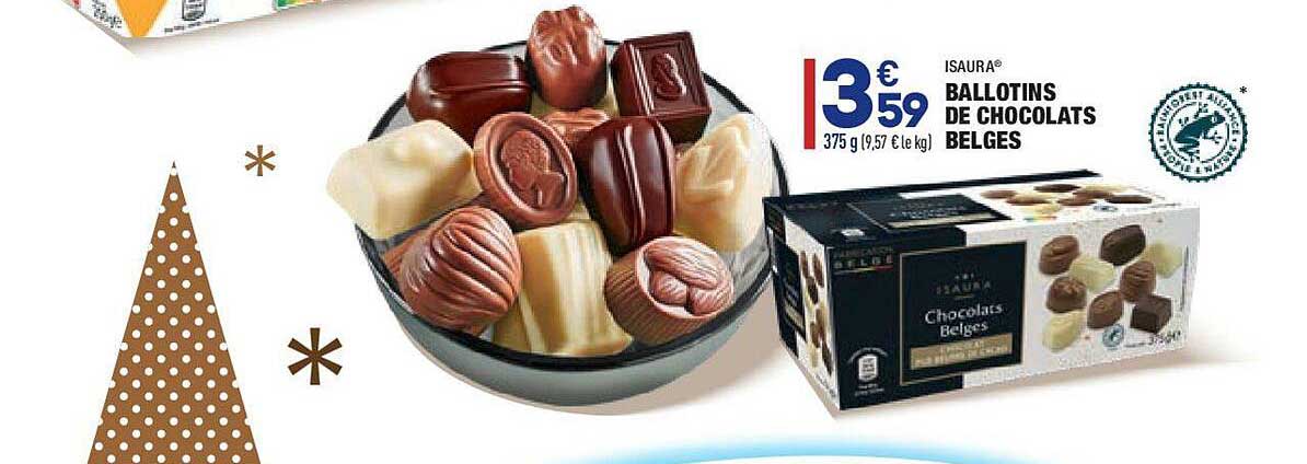 ballotins de chocolats belges
