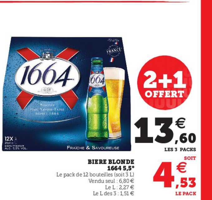 Bière Blonde 1664 5,5°