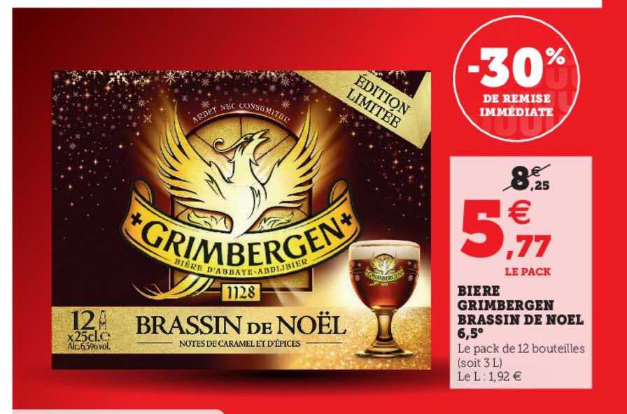 bière grimbergen brassin de noël