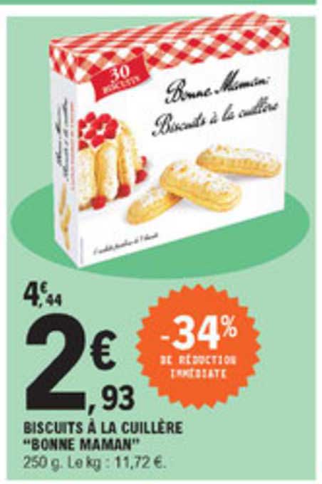 biscuits à la cuillère "bonne maman"