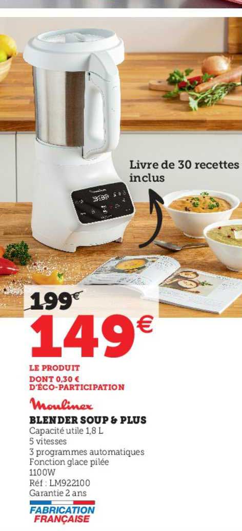 blender soup & plus moulinex