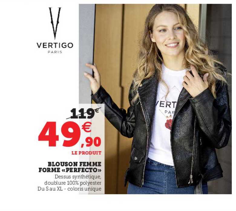blouson femme forme "perfecto"