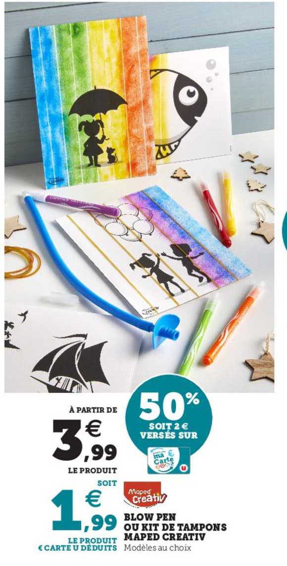 blow pen ou kit de tampons maped creativ