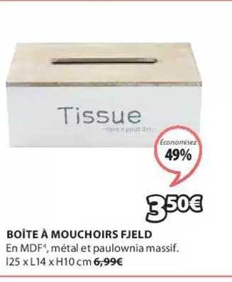 boîte à mouchoirs fjeld