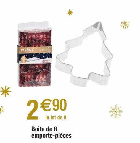 boîte de 8 emporte-pièces