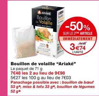 Bouillon De Volaille "ariaké"