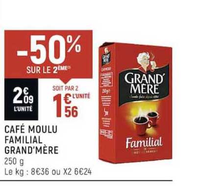 Café Moulu Familial Grand'mère