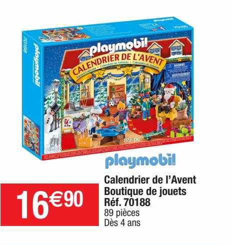 Calendrier De L'avent Boutique De Jouets Playmobil