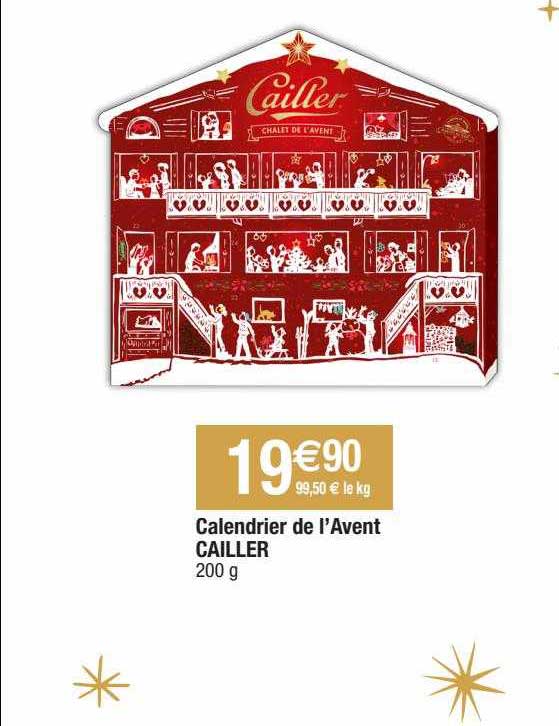 Calendrier De L'avent Cailler