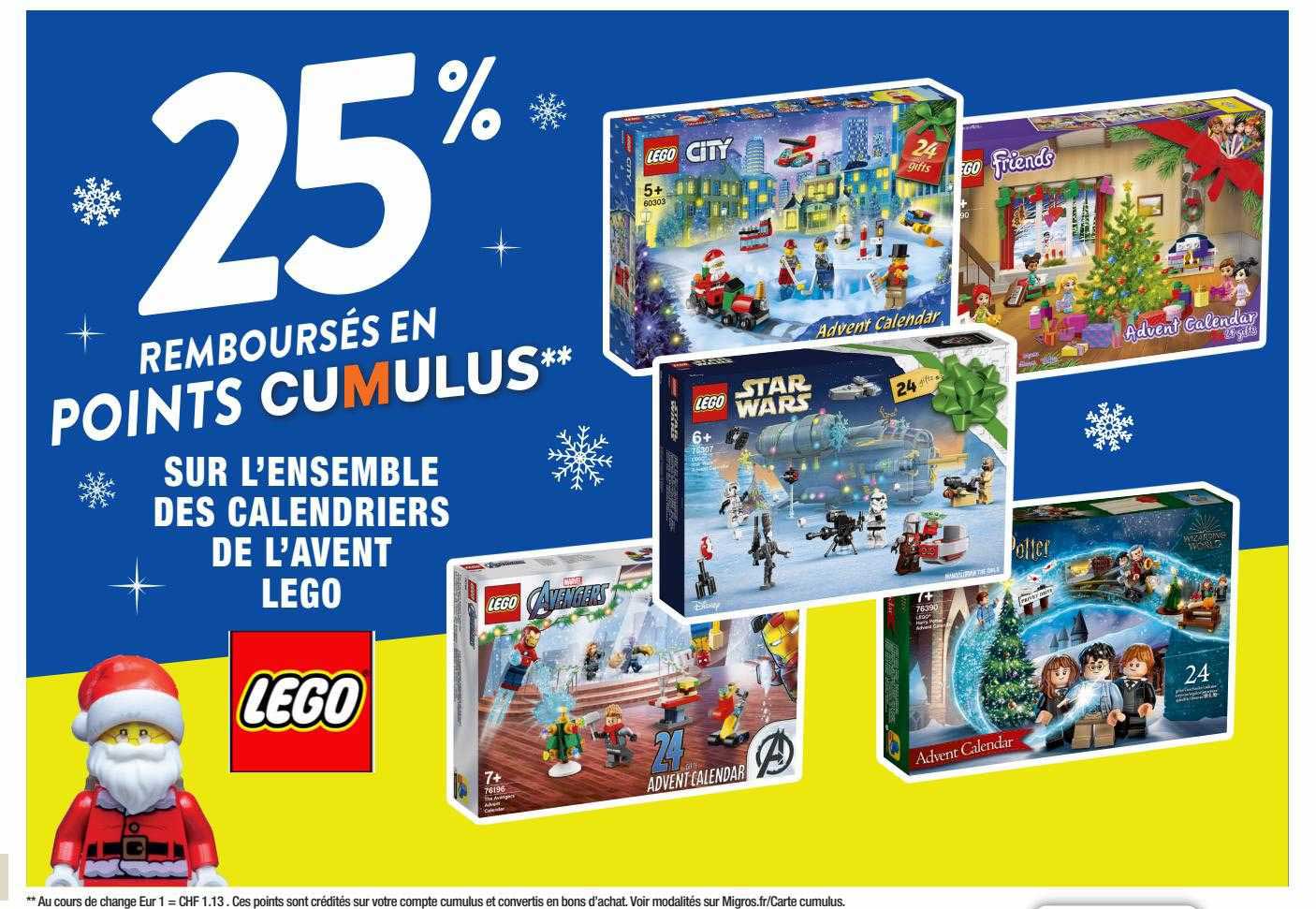 calendrier de l'avent lego