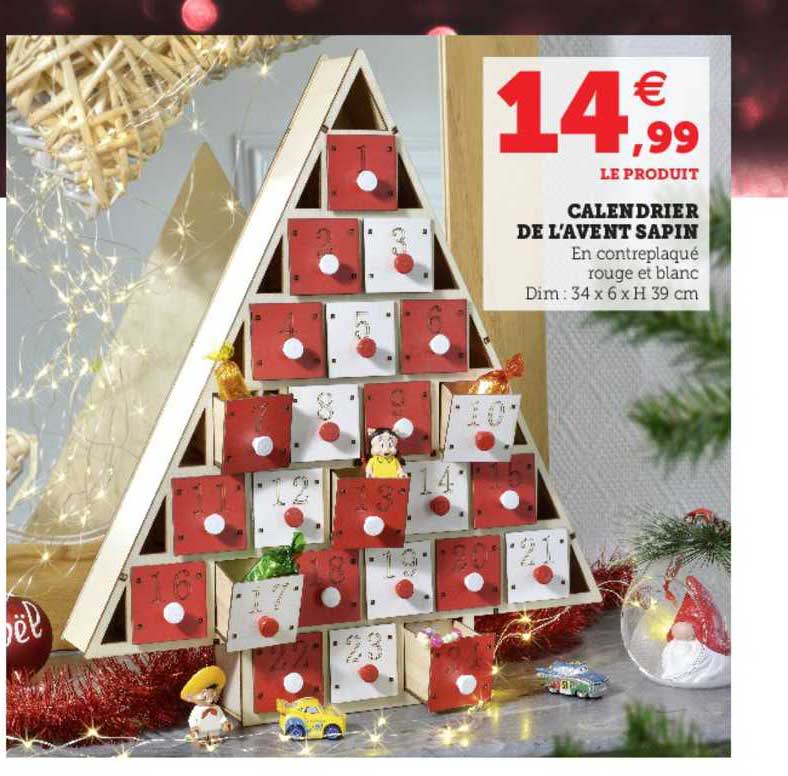 Calendrier De L'avent Sapin