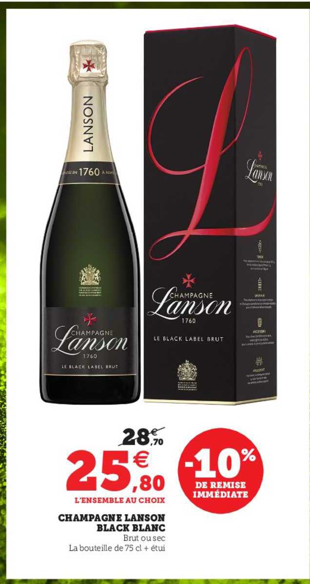 Champagne Lanson Black Blanc